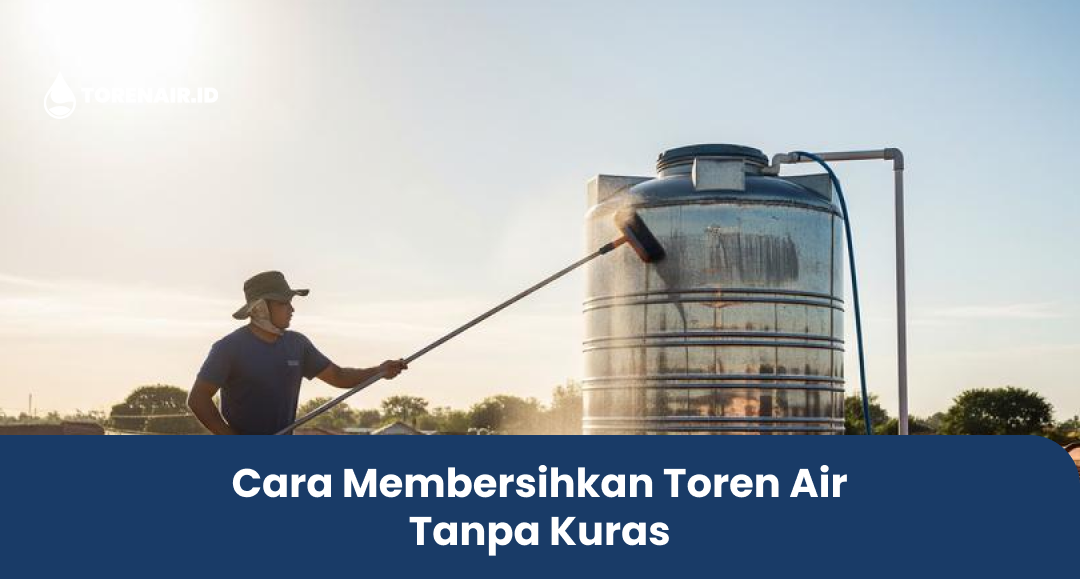 Cara Membersihkan Toren Air Tanpa Kuras