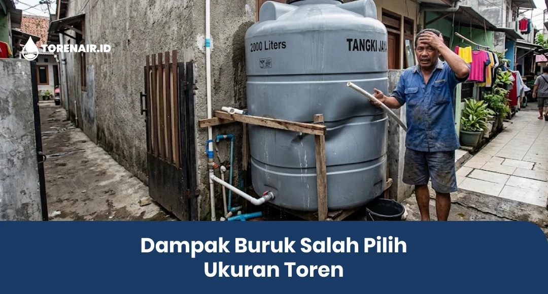 Dampak Buruk Salah Pilih Ukuran Toren