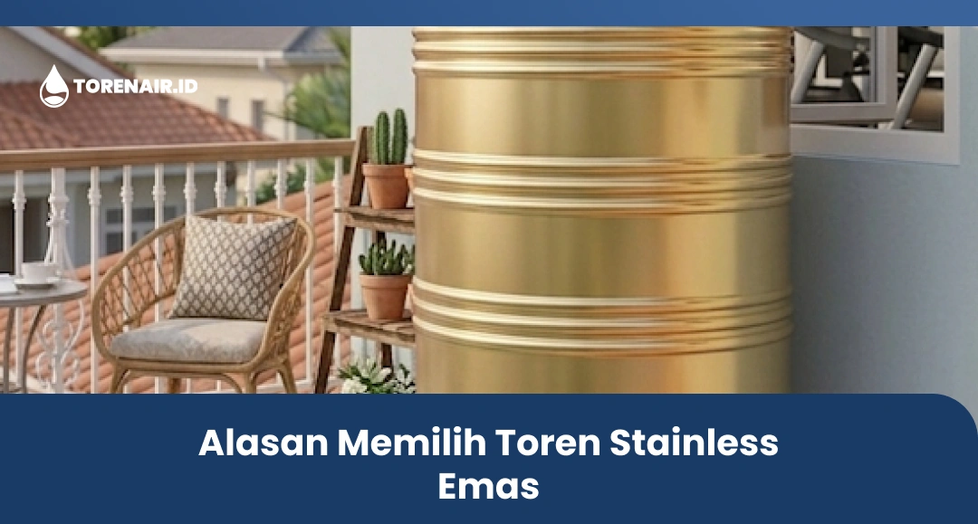 Alasan Memilih Toren Stainless Emas