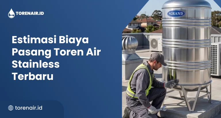 Estimasi Biaya Pasang Toren Air Stainless Terbaru