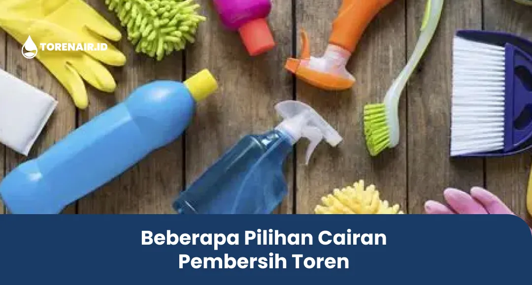 Beberapa Pilihan Cairan Pembersih Toren