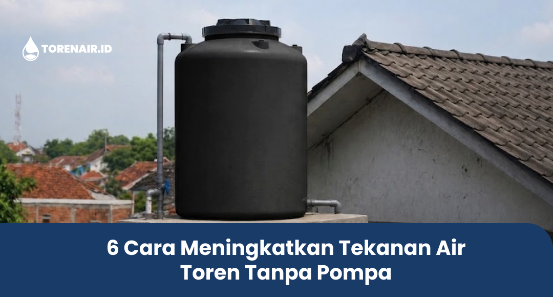 6 Cara Meningkatkan Tekanan Air Toren Tanpa Pompa