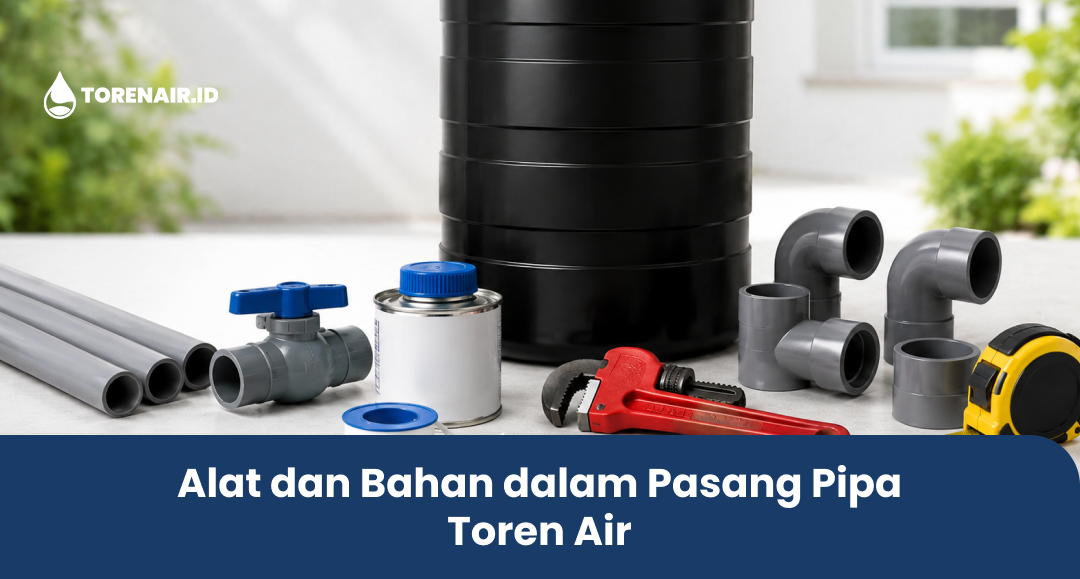 Alat dan Bahan dalam Pasang Pipa Toren Air