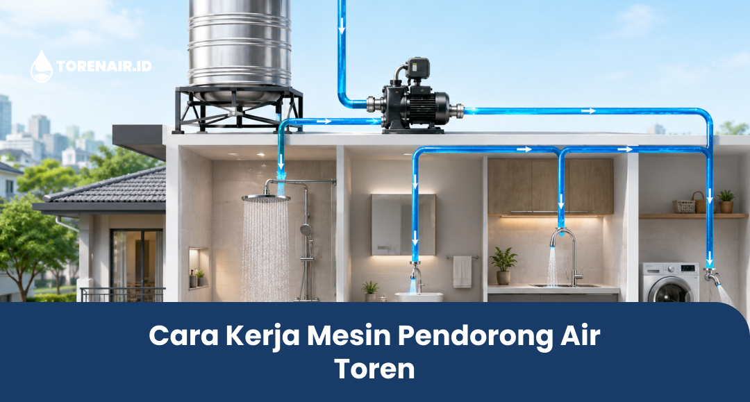 Cara Kerja Mesin Pendorong Air Toren