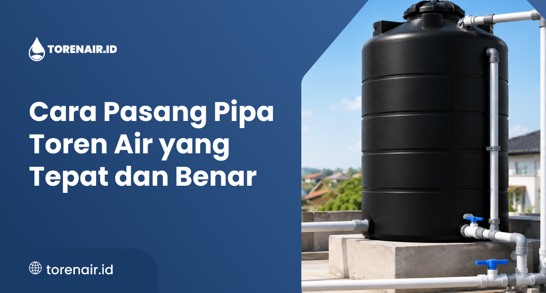Cara Pasang Pipa Toren Air yang Tepat dan Benar