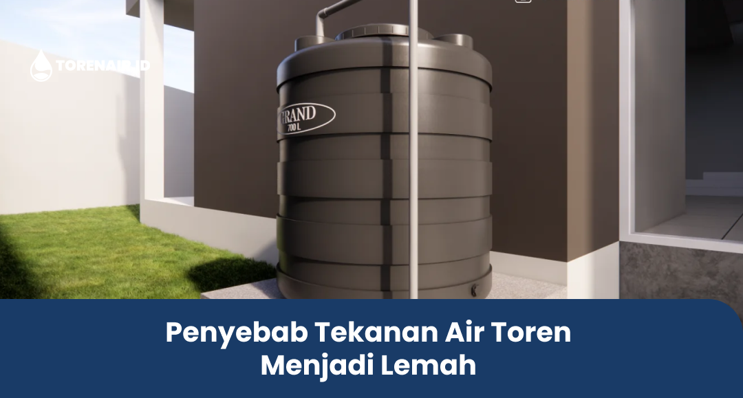 Penyebab Tekanan Air Toren Menjadi Lemah