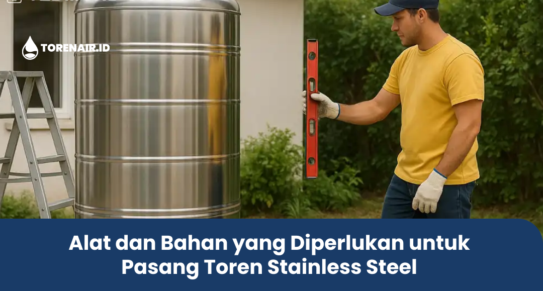Alat dan Bahan yang Diperlukan untuk Pasang Toren Stainless Steel