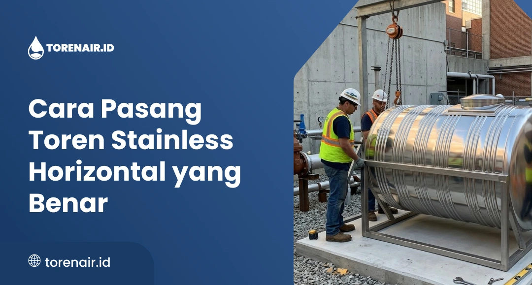 Cara Pasang Toren Stainless Horizontal yang Benar-(Compressify.io)