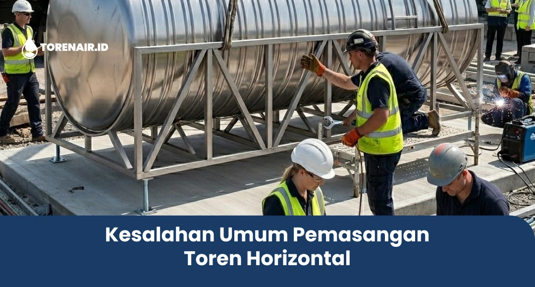 Kesalahan Umum Pemasangan Toren Horizontal