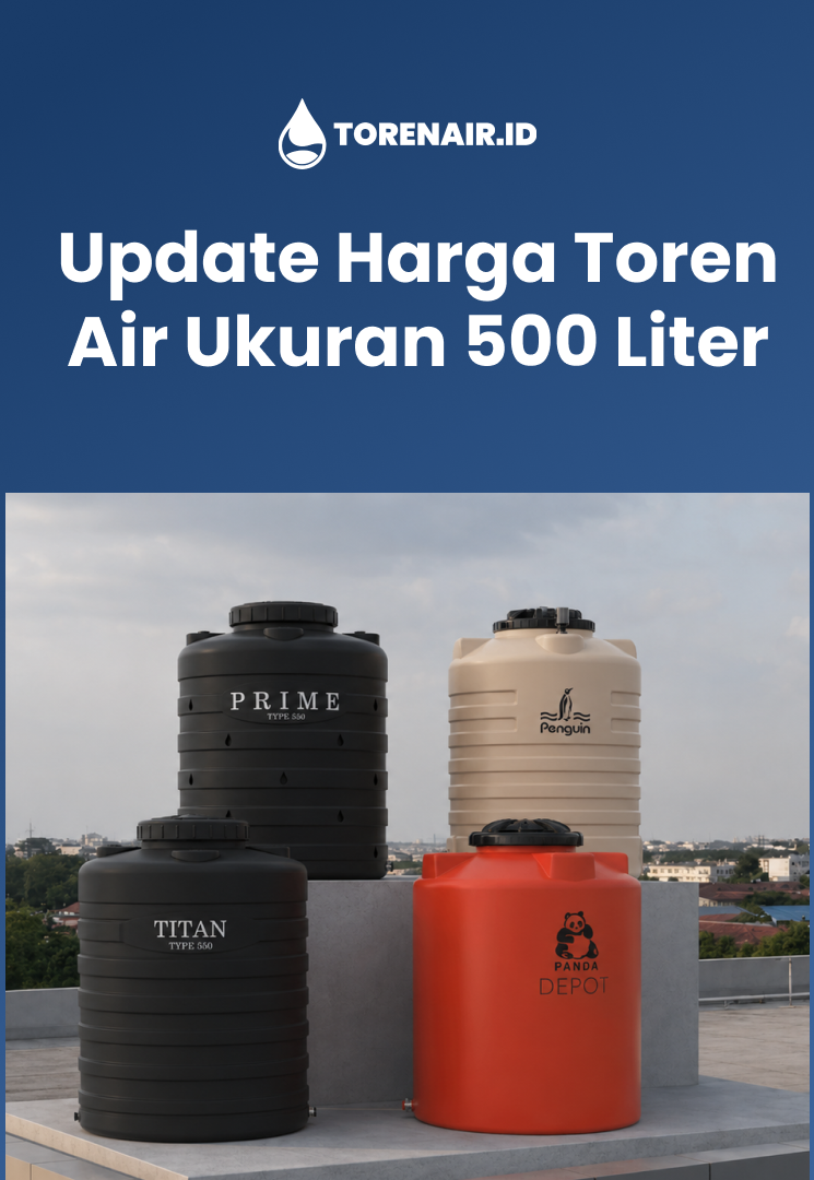 Update Harga Toren Air Ukuran 500 Liter