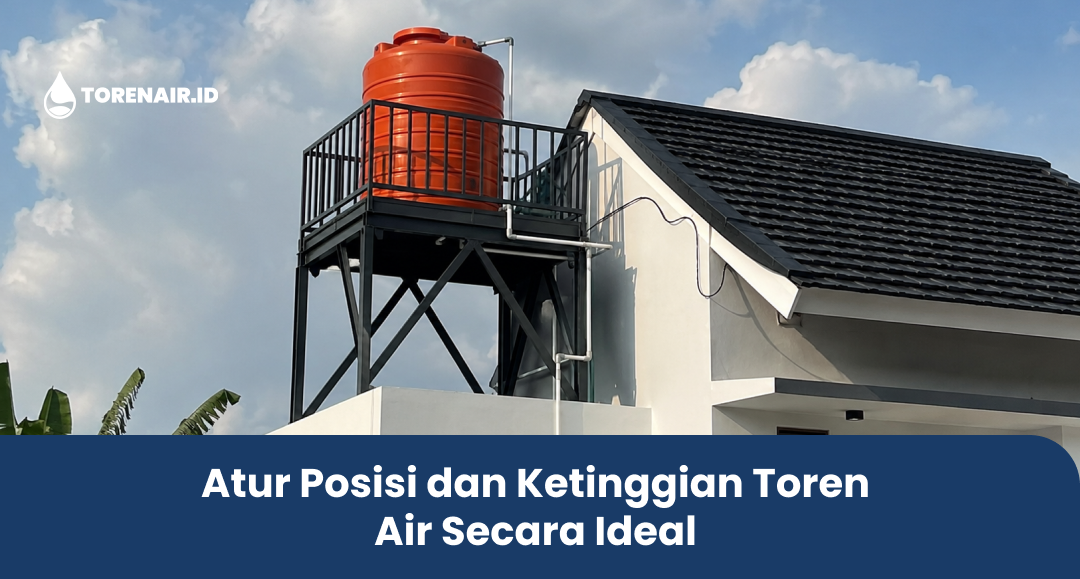 Atur Posisi dan Ketinggian Toren Air Secara Ideal