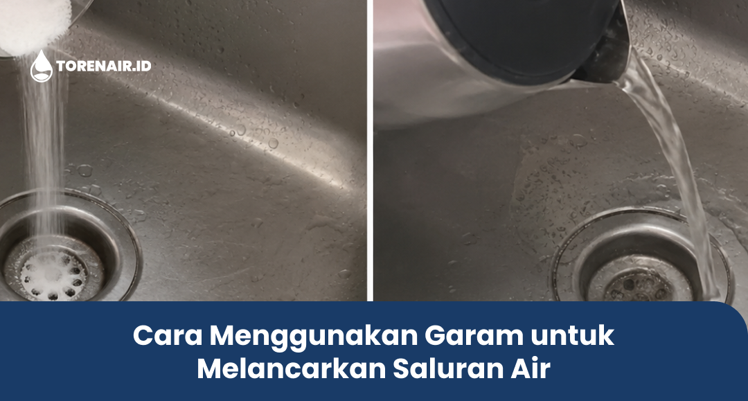 Cara Menggunakan Garam untuk Melancarkan Saluran Air