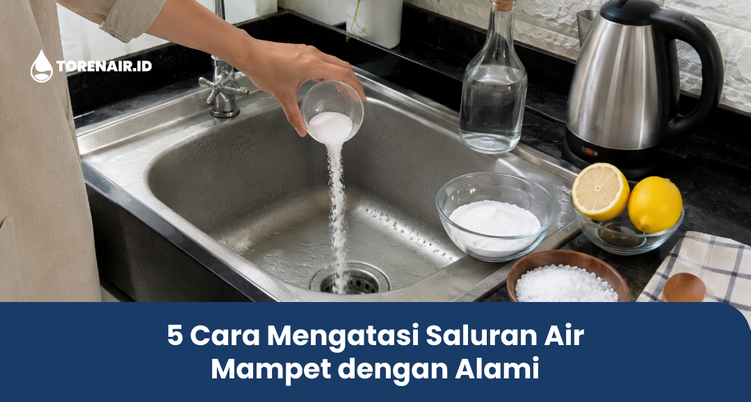 5 Cara Mengatasi Saluran Air Mampet dengan Alami