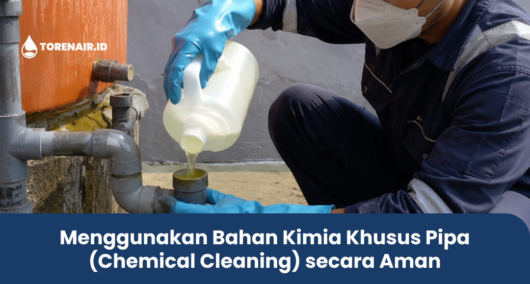 Menggunakan Bahan Kimia Khusus Pipa (Chemical Cleaning) secara Aman