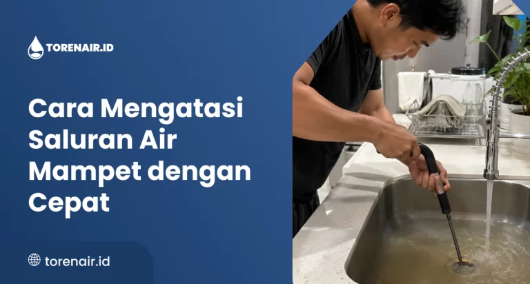 Cara Mengatasi Saluran Air Mampet dengan Cepat