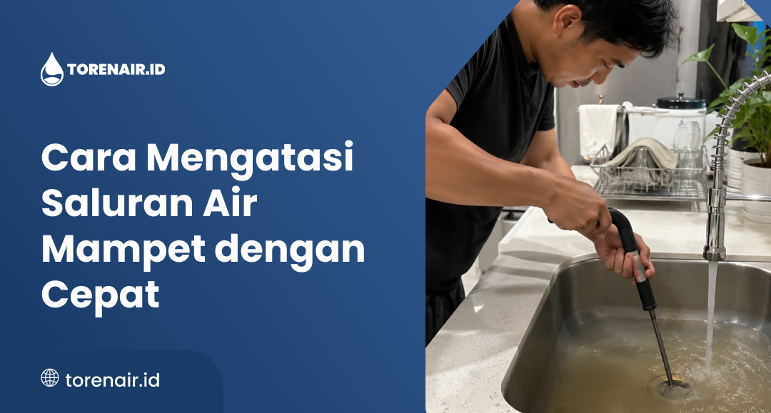 Cara Mengatasi Saluran Air Mampet dengan Cepat