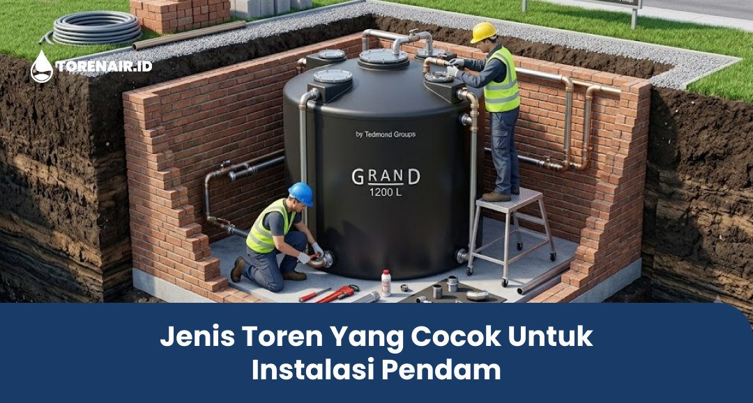 04 Jenis Toren yang Cocok untuk Instalasi Pendam