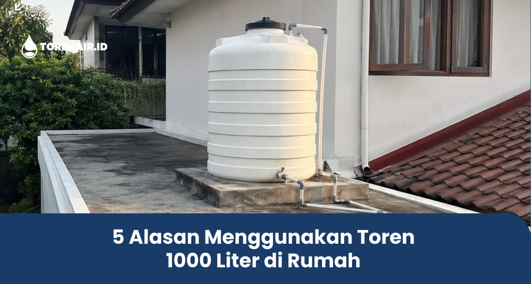 5 Alasan Menggunakan Toren 1000 Liter di Rumah