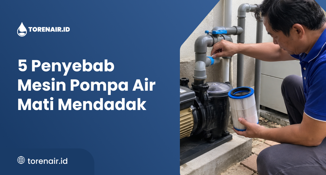 5 Penyebab Mesin Pompa Air Mati Mendadak