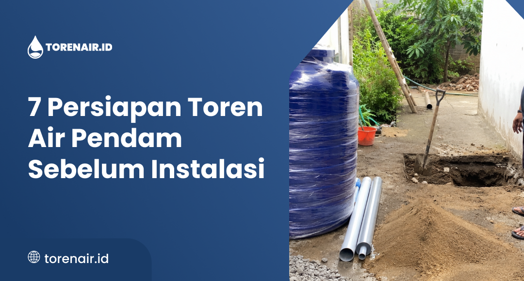 7 Persiapan Toren Air Pendam Sebelum Instalasi