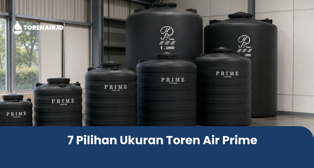 7 Pilihan Ukuran Toren Air Prime
