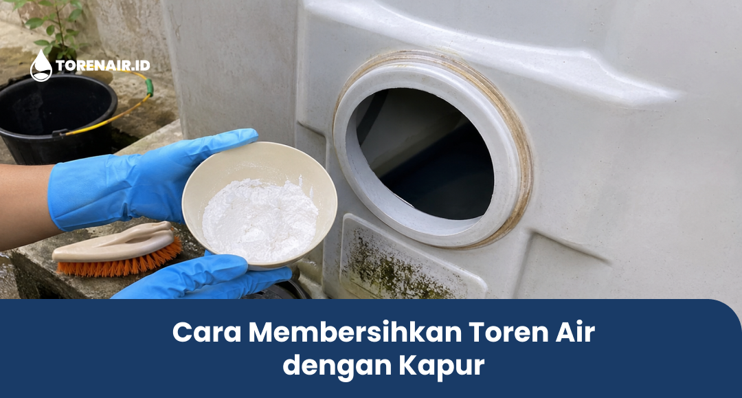 Cara Membersihkan Toren Air dengan Kapur