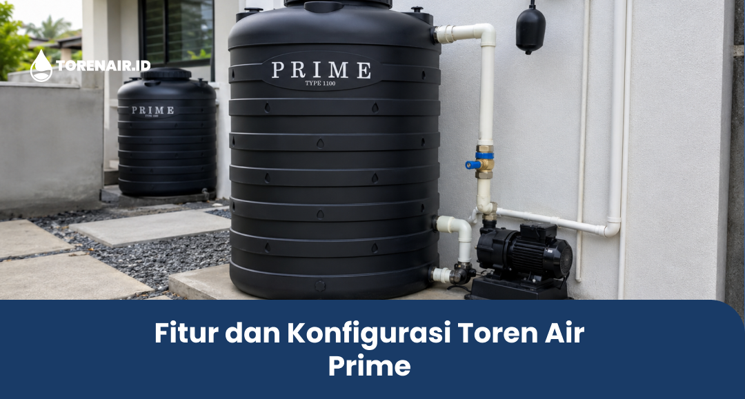 Fitur dan Konfigurasi Toren Air Prime