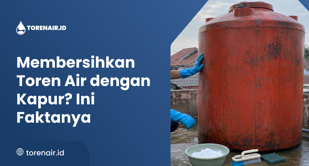 Membersihkan Toren Air dengan Kapur? Ini Faktanya