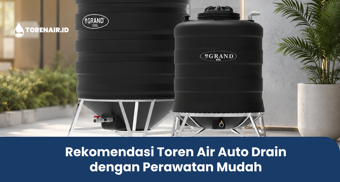 Rekomendasi Toren Air Auto Drain dengan Perawatan Mudah