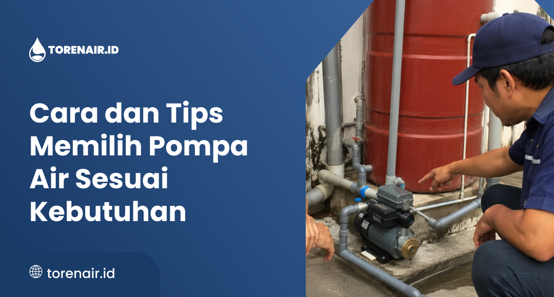 Cara dan Tips Memilih Pompa Air Sesuai Kebutuhan