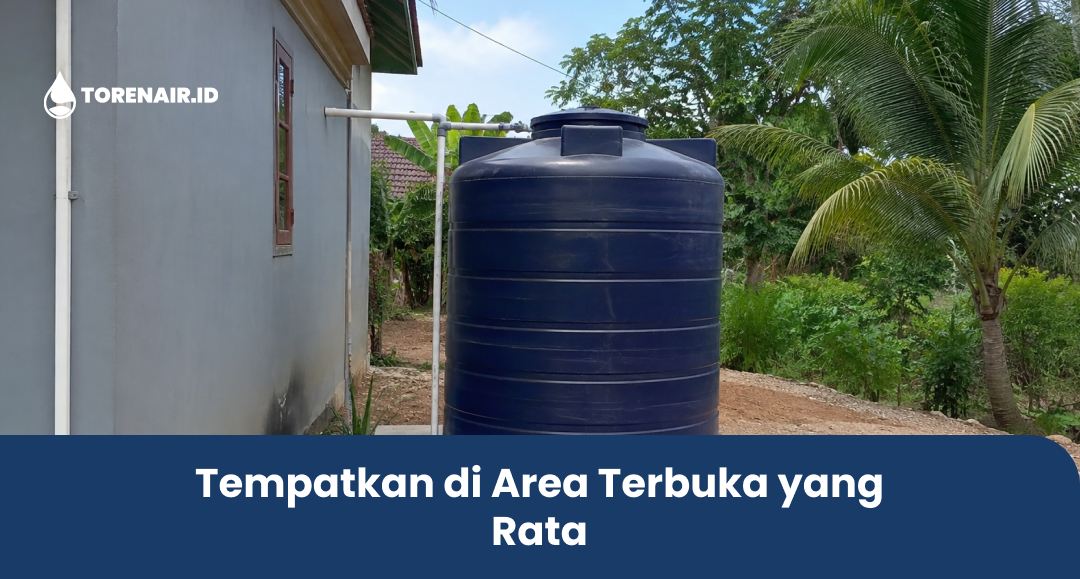 Tempatkan di Area Terbuka yang Rata