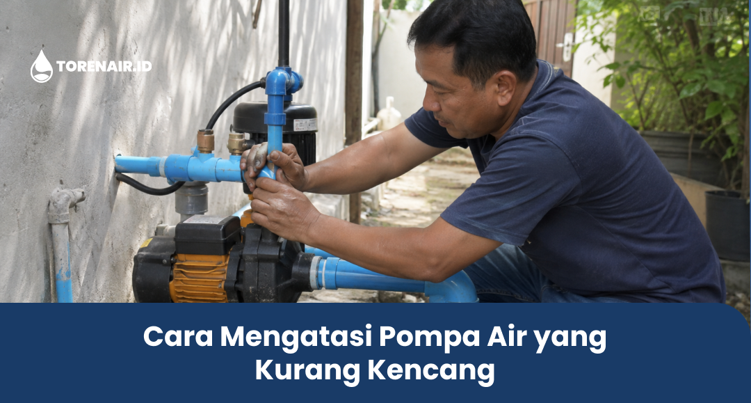 Cara Mengatasi Pompa Air yang Kurang Kencang