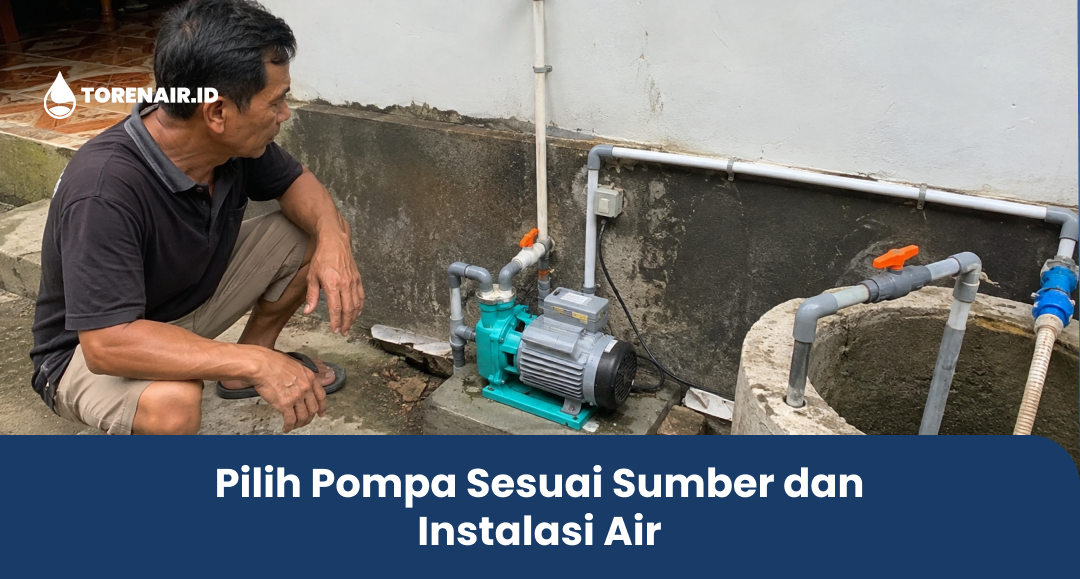 Pilih Pompa Sesuai Sumber dan Instalasi Air