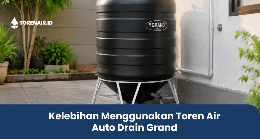 Kelebihan Menggunakan Toren Air Auto Drain Grand