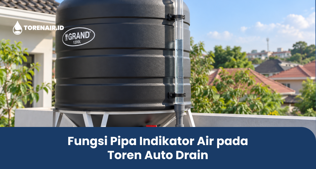 Fungsi Pipa Indikator Air pada Toren Auto Drain