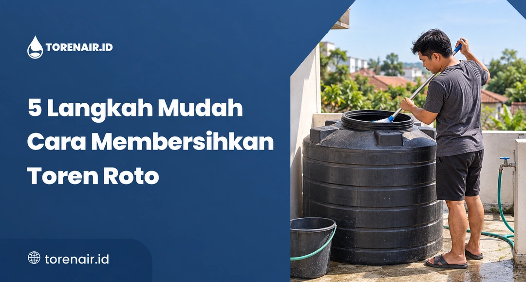 5 Langkah Mudah Cara Membersihkan Toren Roto