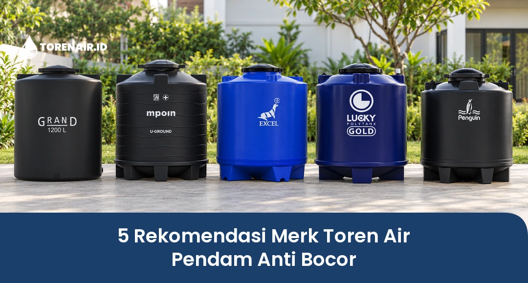5 Rekomendasi Merk Toren Air Pendam Anti Bocor