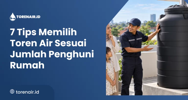 7 Tips Memilih Toren Air Sesuai Jumlah Penghuni Rumah