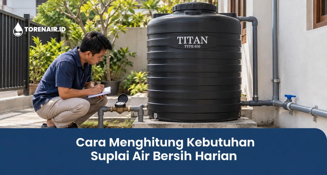 Cara Menghitung Kebutuhan Suplai Air Bersih Harian
