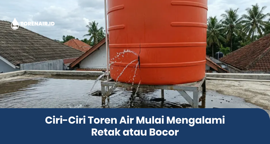 Ciri-Ciri Toren Air Mulai Mengalami Retak atau Bocor