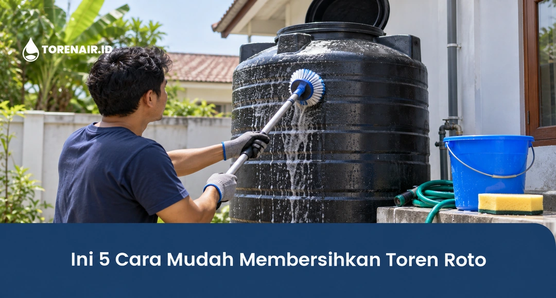 Ini 5 Cara Mudah Membersihkan Toren Roto