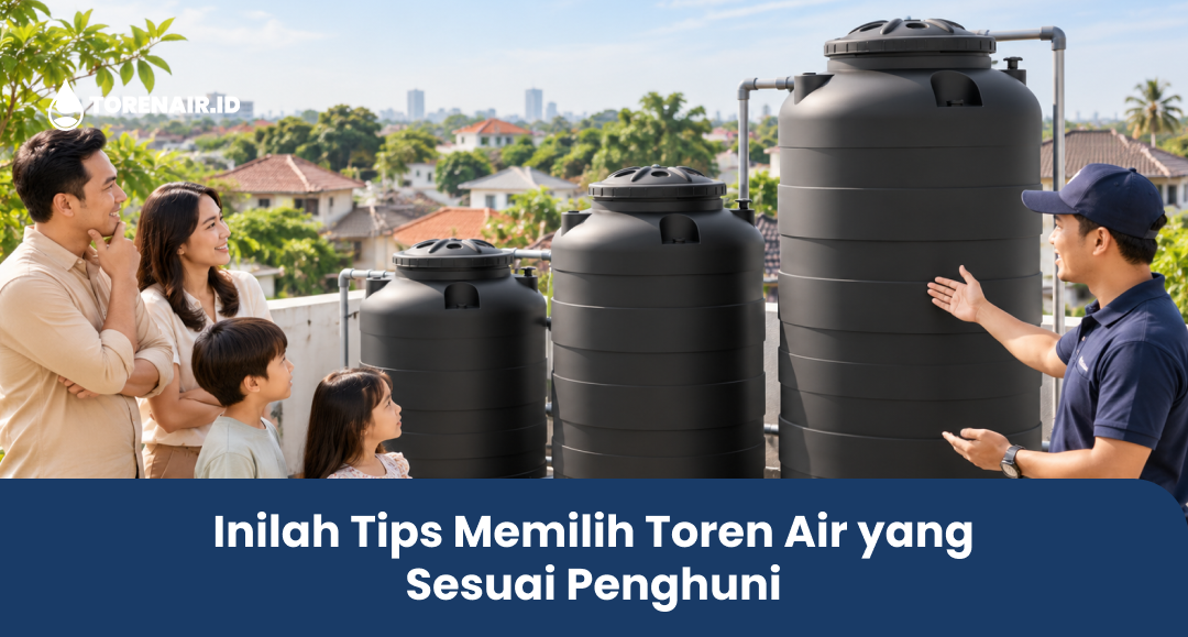 Inilah Tips Memilih Toren Air yang Sesuai Penghuni
