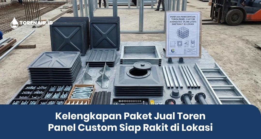 Kelengkapan Paket Jual Toren Panel Custom Siap Rakit di Lokasi