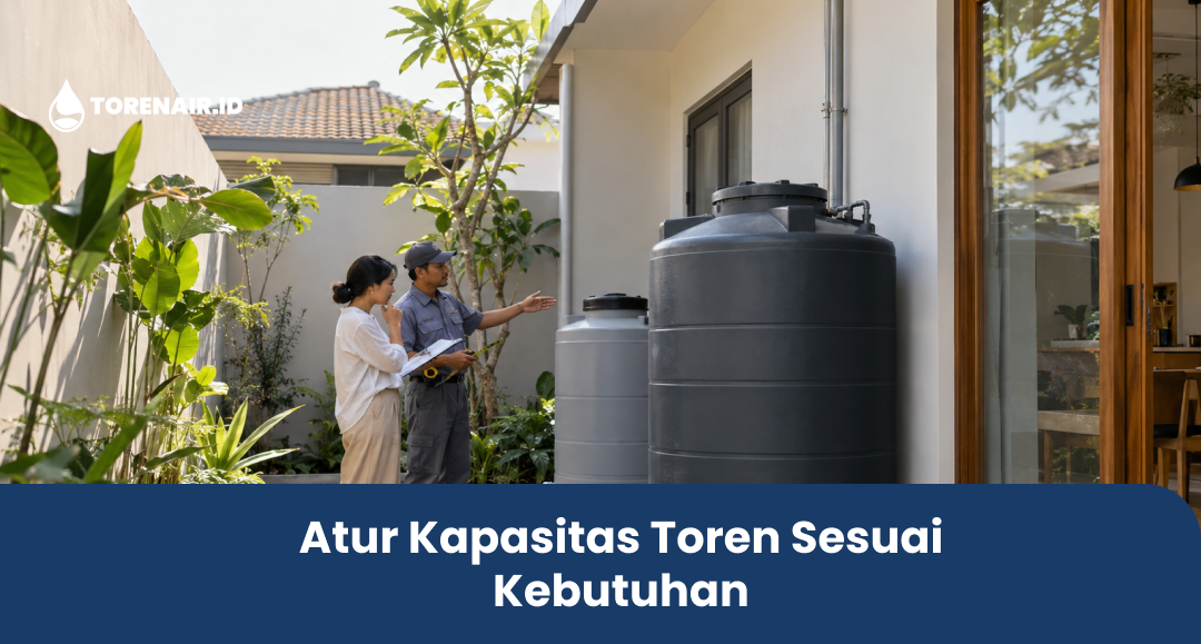 Atur Kapasitas Toren Sesuai Kebutuhan
