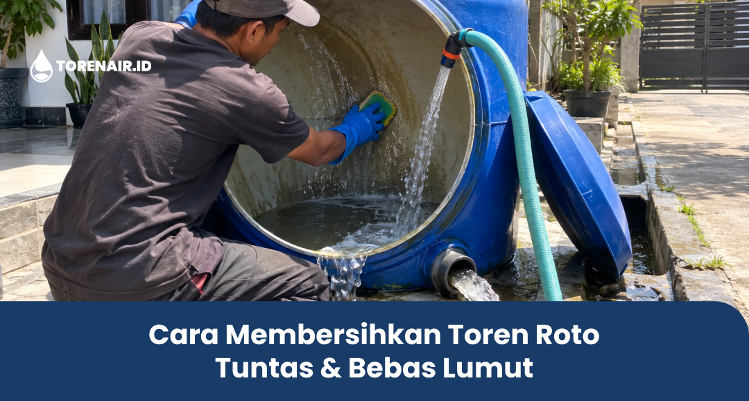 Cara Membersihkan Toren Roto Tuntas & Bebas Lumut