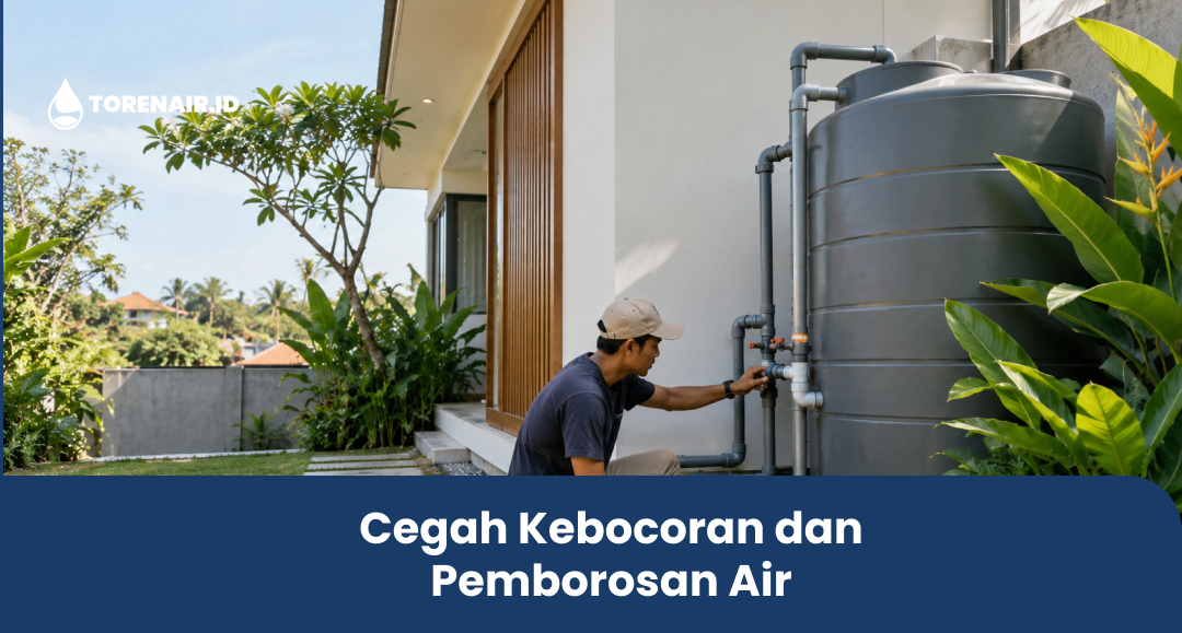 Cegah Kebocoran dan Pemborosan Air
