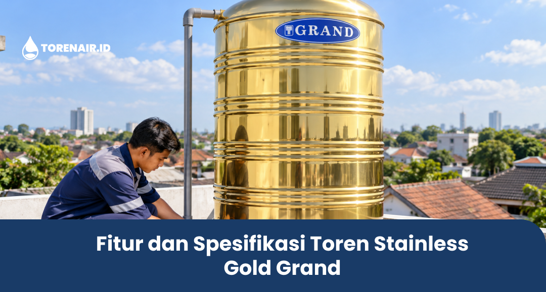 Fitur dan Spesifikasi Toren Stainless Gold Grand