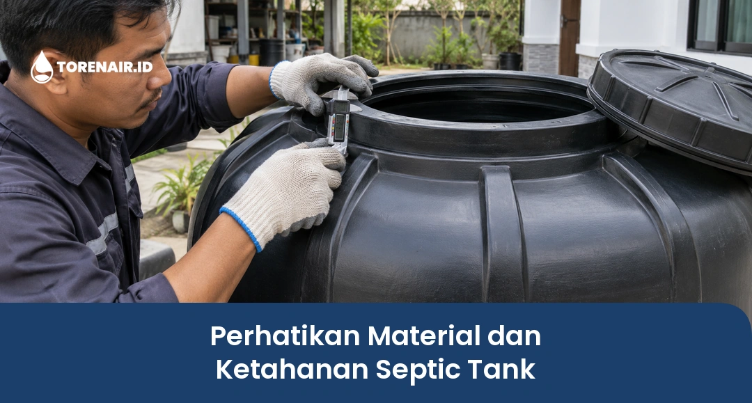 Perhatikan Material dan Ketahanan Septic Tank