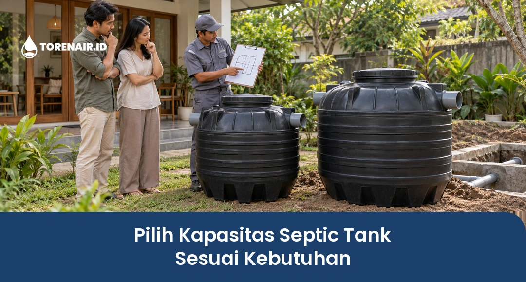 Pilih Kapasitas Septic Tank Sesuai Kebutuhan