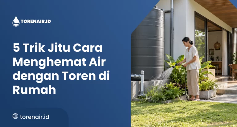 5 Trik Jitu Cara Menghemat Air dengan Toren di Rumah